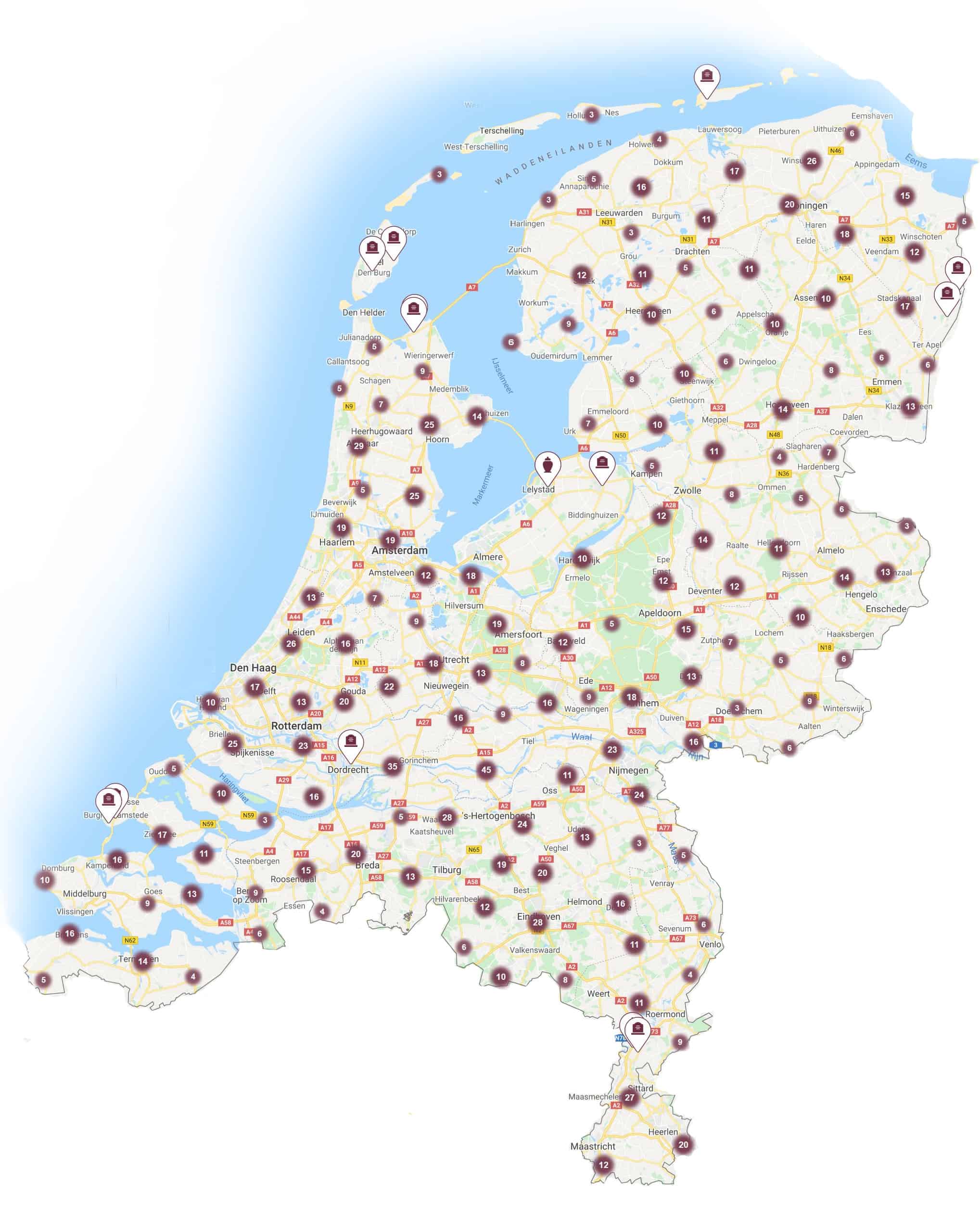 Uitvaartlocaties Nederland