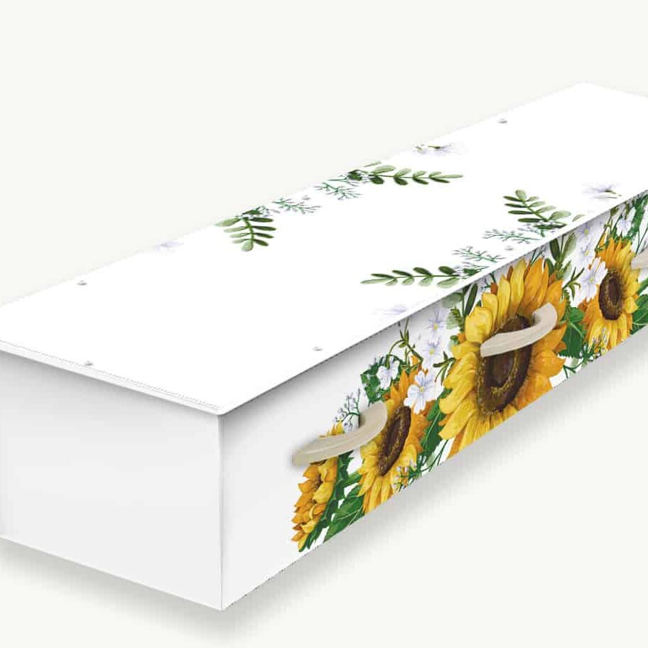 fair coffin zonnebloemen
